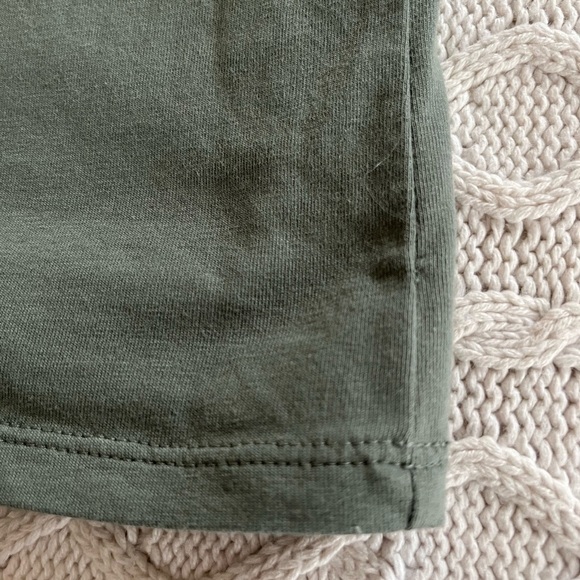 LOFT Cotton Tank, Wide Straps, Olive Women’s Size Medium - Picture 7 of 10